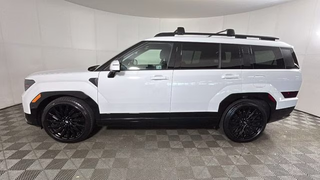 2025 Serenity White Hyundai Santa Fe Calligraphy FWD SUV