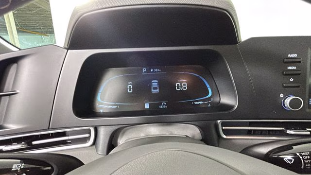 2025 Serenity White Hyundai Elantra SEL Sport FWD Sedan