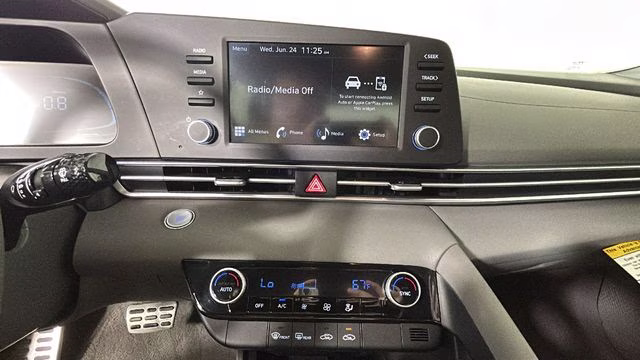 2025 Serenity White Hyundai Elantra SEL Sport FWD Sedan