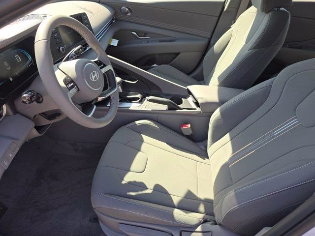2025 Serenity White Hyundai Elantra SEL Sport FWD Sedan