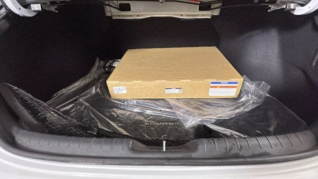 2025 Serenity White Hyundai Elantra SEL Sport FWD Sedan