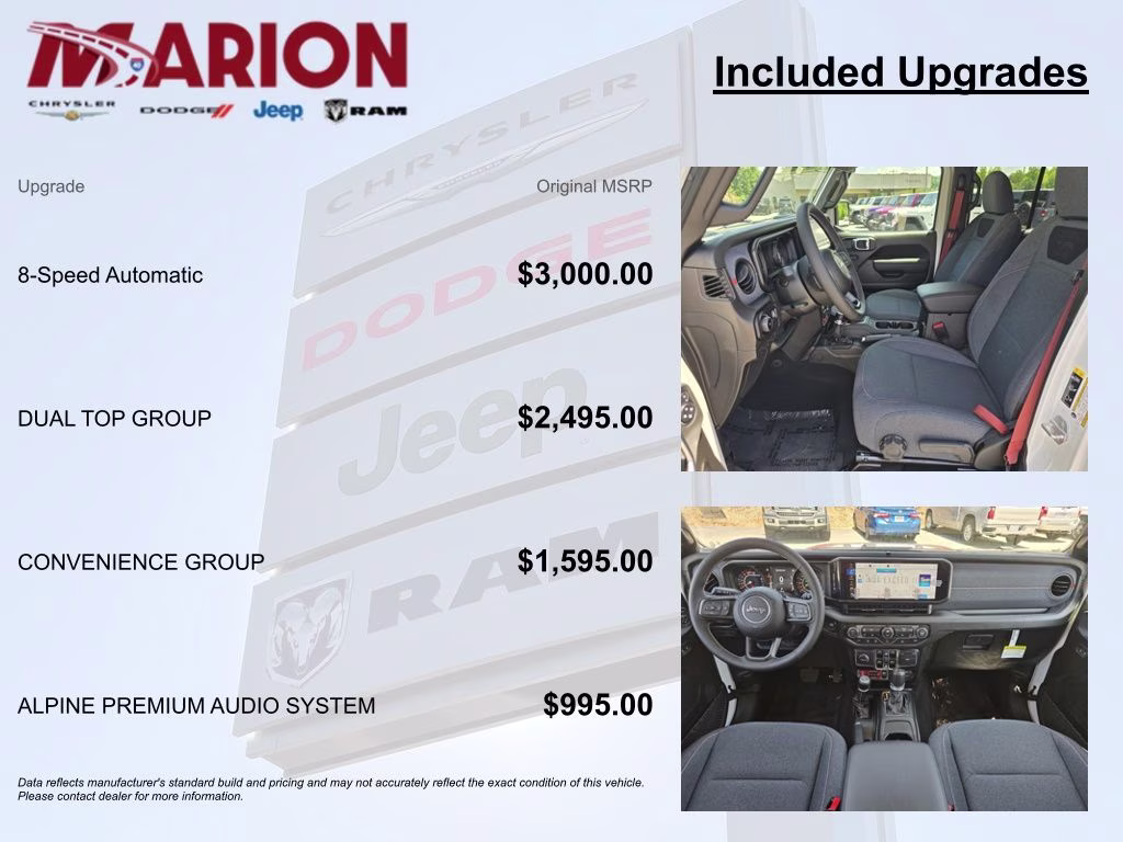 2026 Bright White Clearcoat Jeep Wrangler AMERICA250 Edition 4X4 SUV