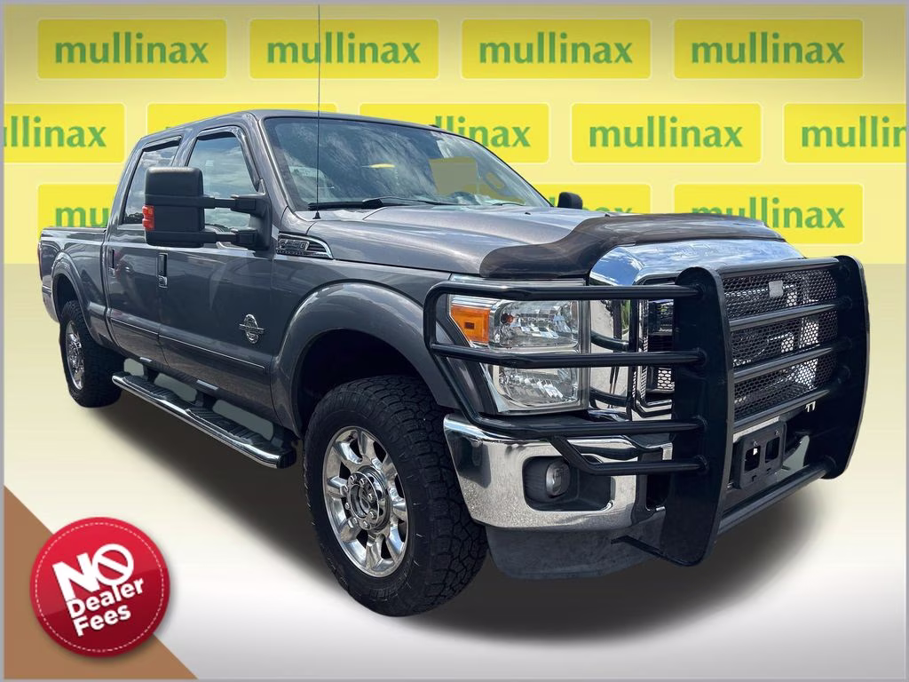 2014 Sterling Gray Metallic Ford Super Duty F-250 SRW Lariat 4X4 Truck