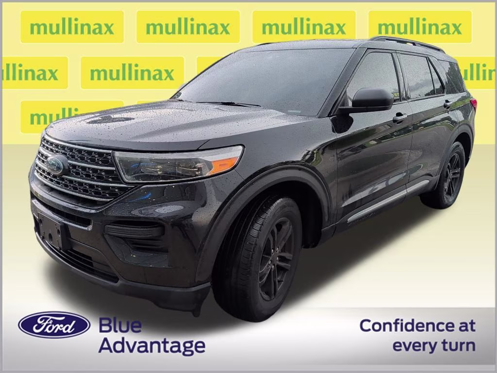 2023 Agate Black Metallic Ford Explorer XLT RWD SUV