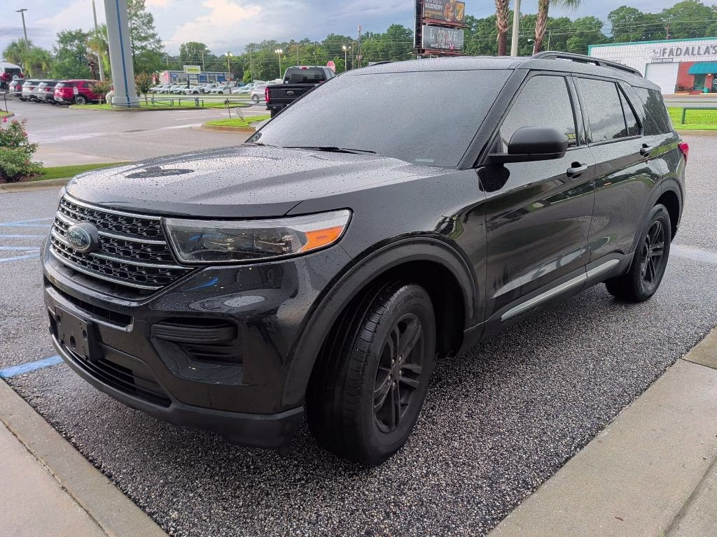 2023 Agate Black Metallic Ford Explorer XLT RWD SUV