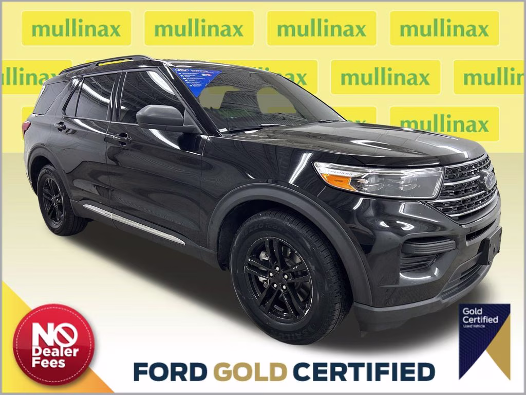 2023 Agate Black Metallic Ford Explorer XLT RWD SUV