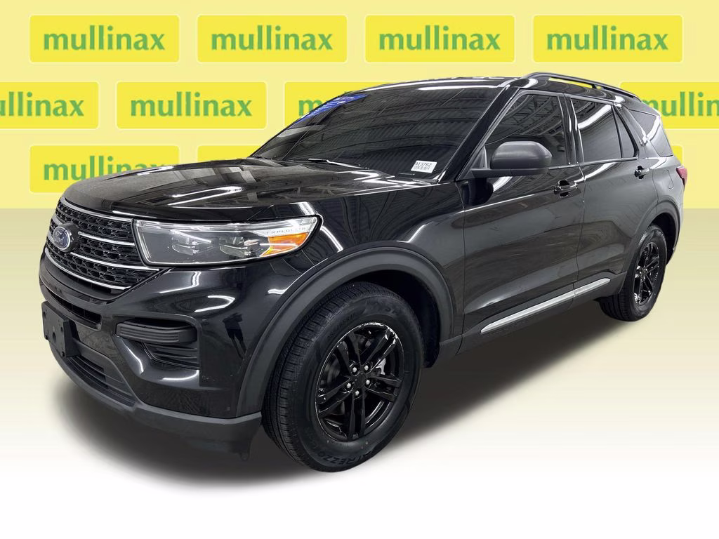 2023 Agate Black Metallic Ford Explorer XLT RWD SUV