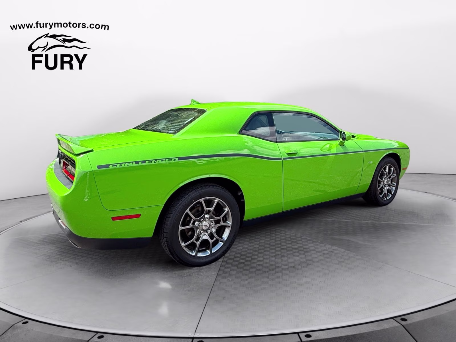 2017 Green Go Clearcoat Dodge Challenger GT AWD Coupe