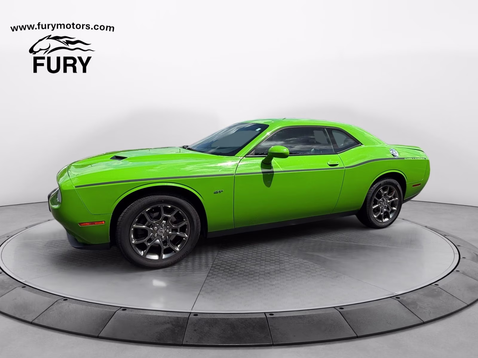 2017 Green Go Clearcoat Dodge Challenger GT AWD Coupe