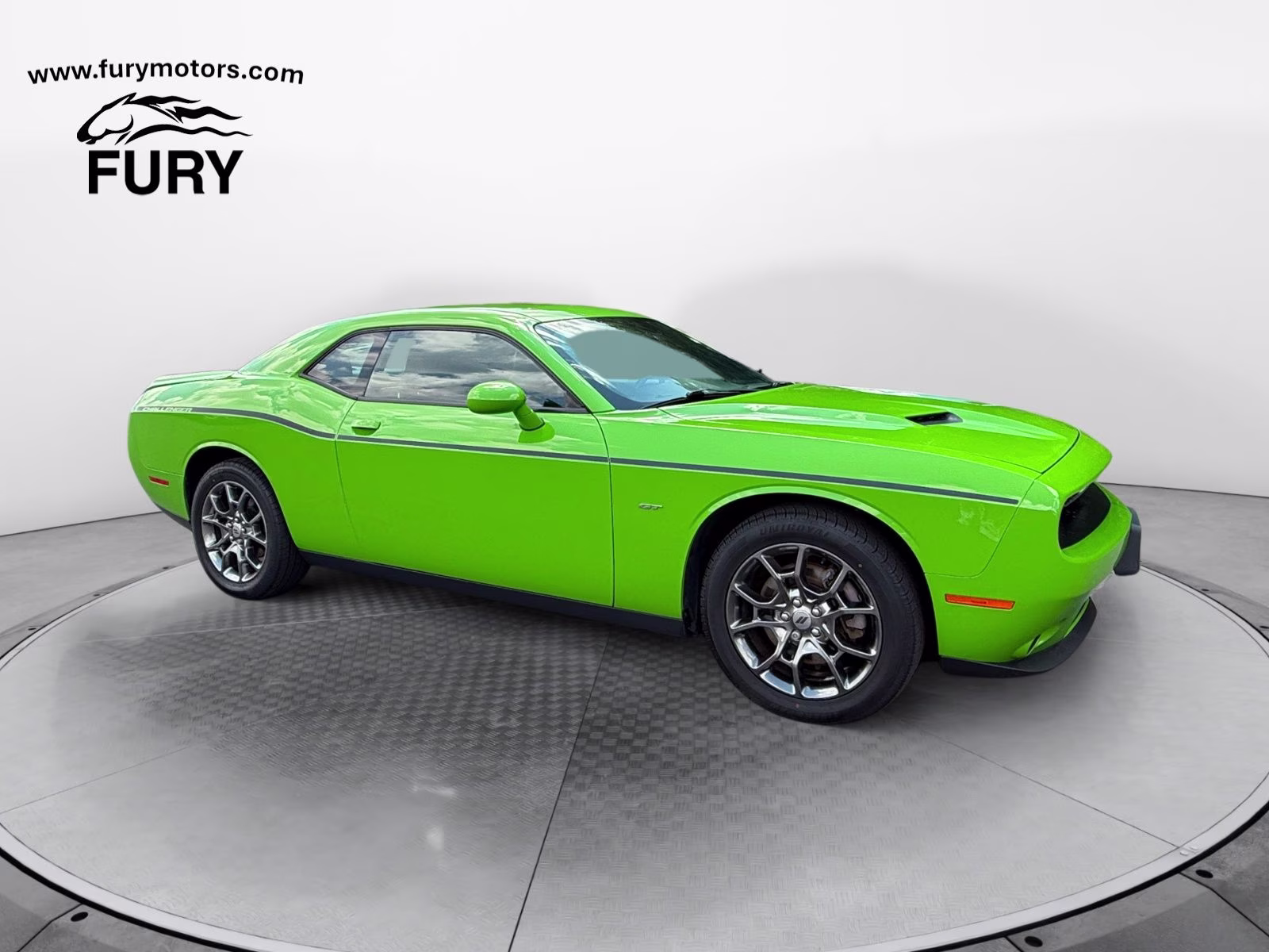 2017 Green Go Clearcoat Dodge Challenger GT AWD Coupe
