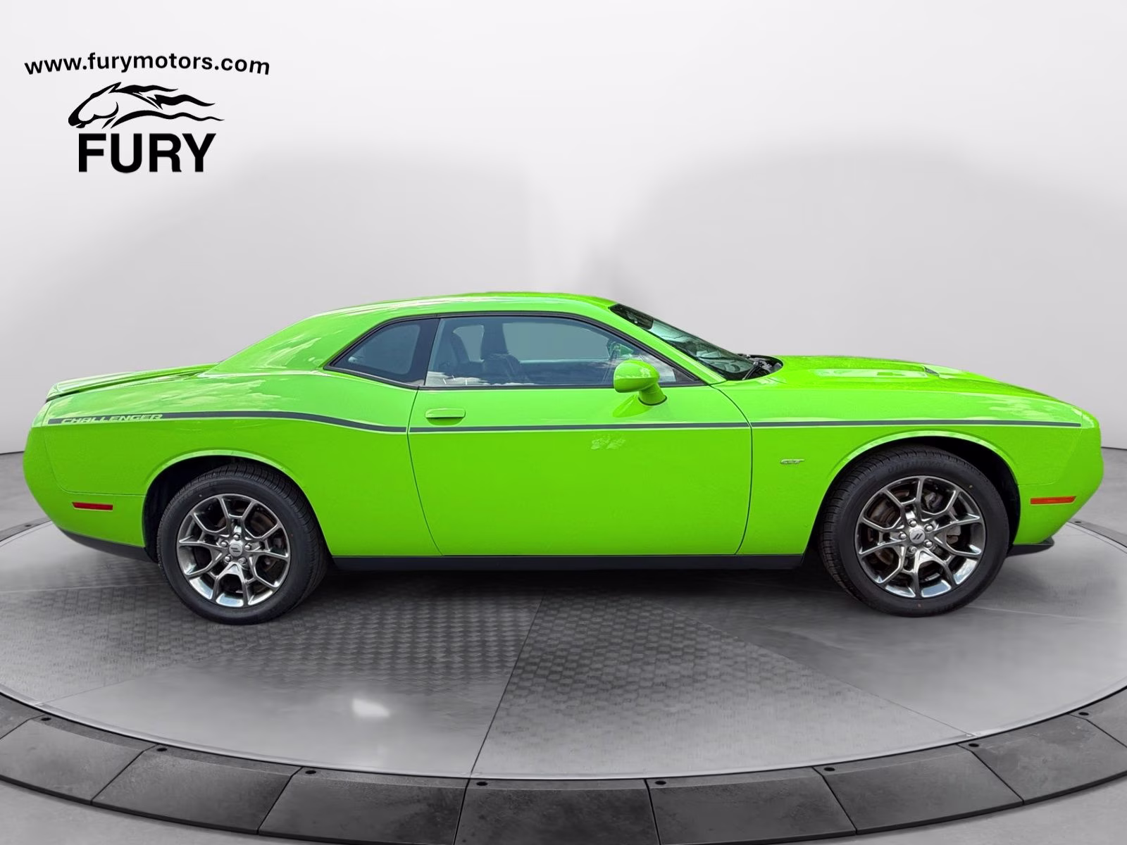 2017 Green Go Clearcoat Dodge Challenger GT AWD Coupe