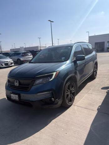 2021 Teal Honda Pilot Special Edition FWD SUV
