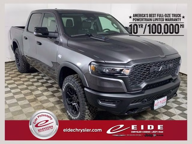 2026 Granite Crystal Metallic Clearcoat Ram 1500 Rebel 4X4 Truck