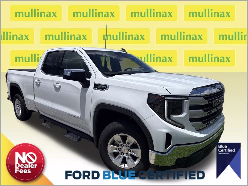 2023 Summit White GMC Sierra 1500 SLE RWD Truck