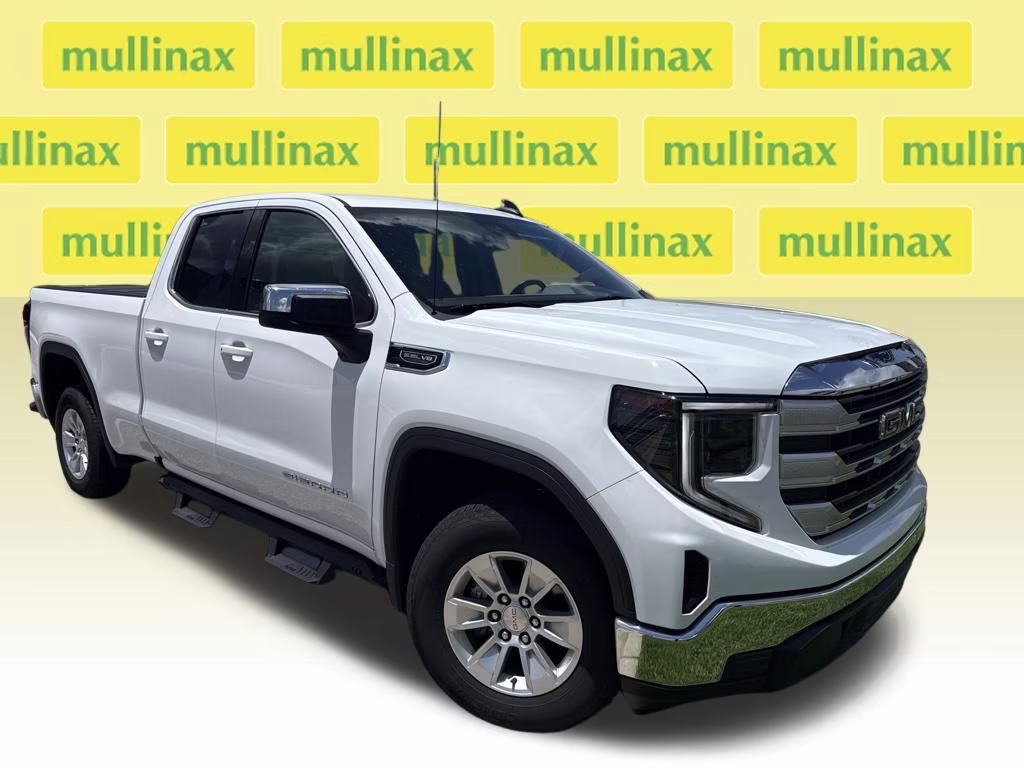 2023 Summit White GMC Sierra 1500 SLE RWD Truck