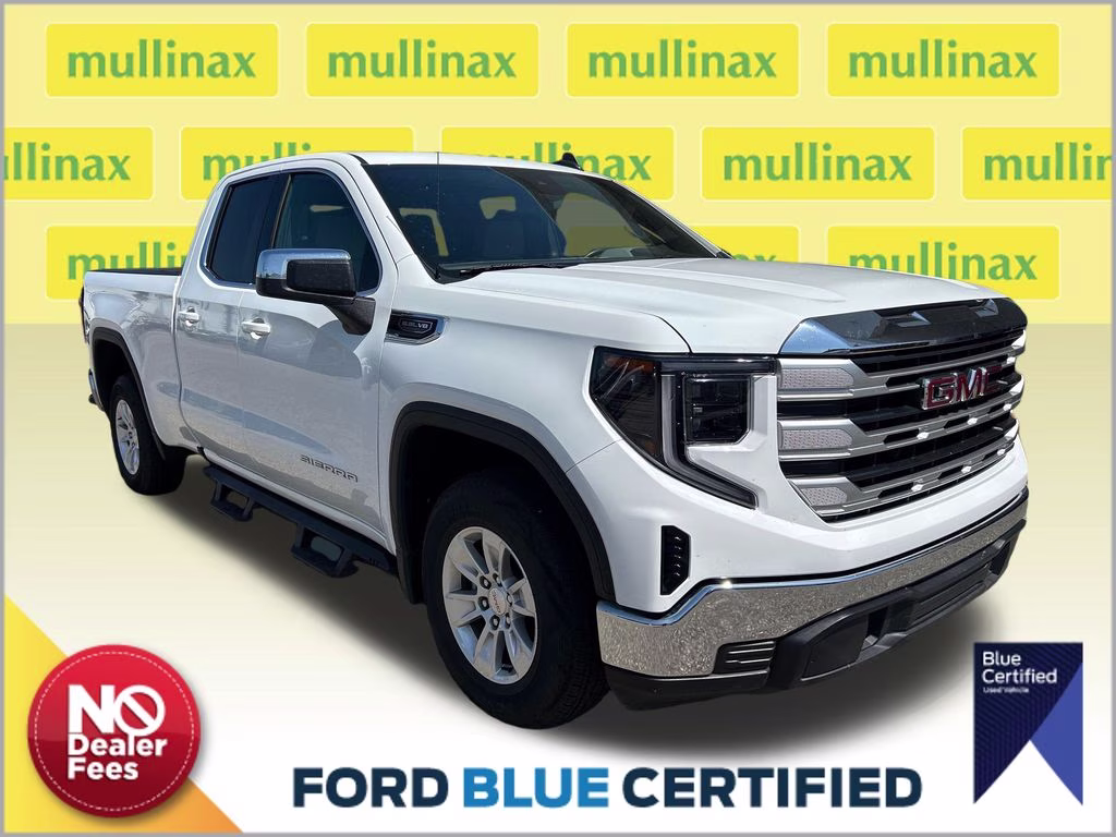 2023 Summit White GMC Sierra 1500 SLE RWD Truck