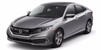 2019 Gray Honda Civic LX FWD Sedan