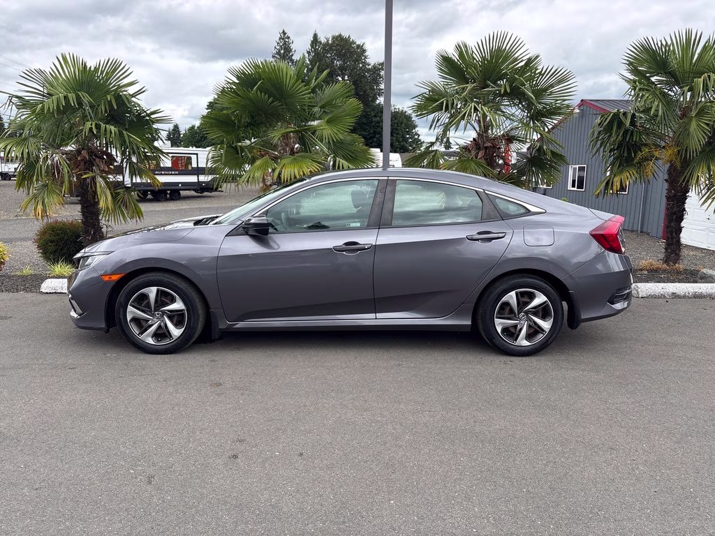 2019 Gray Honda Civic LX FWD Sedan