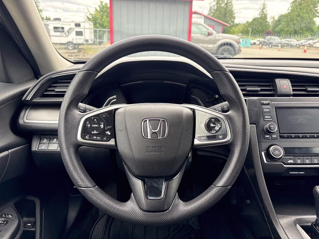 2019 Gray Honda Civic LX FWD Sedan