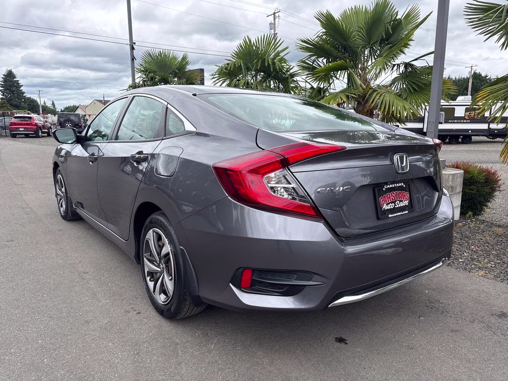 2019 Gray Honda Civic LX FWD Sedan