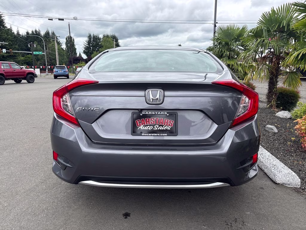 2019 Gray Honda Civic LX FWD Sedan