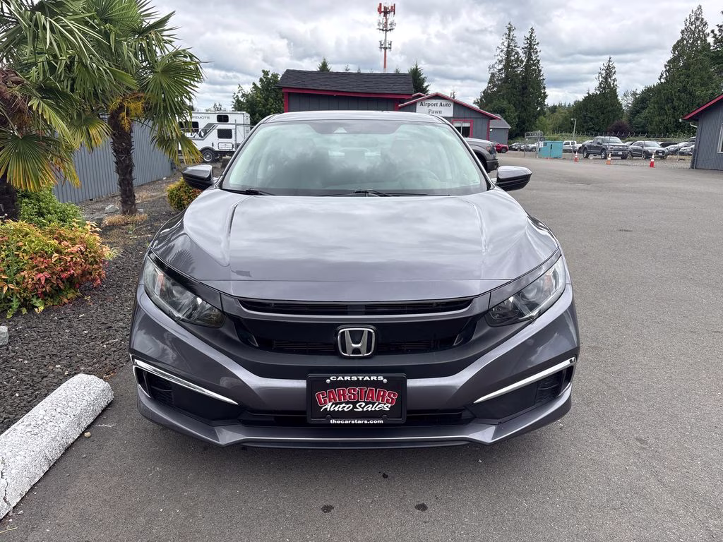 2019 Gray Honda Civic LX FWD Sedan