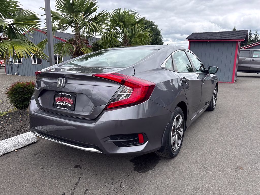 2019 Gray Honda Civic LX FWD Sedan