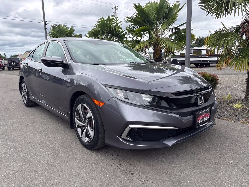 2019 Gray Honda Civic LX FWD Sedan