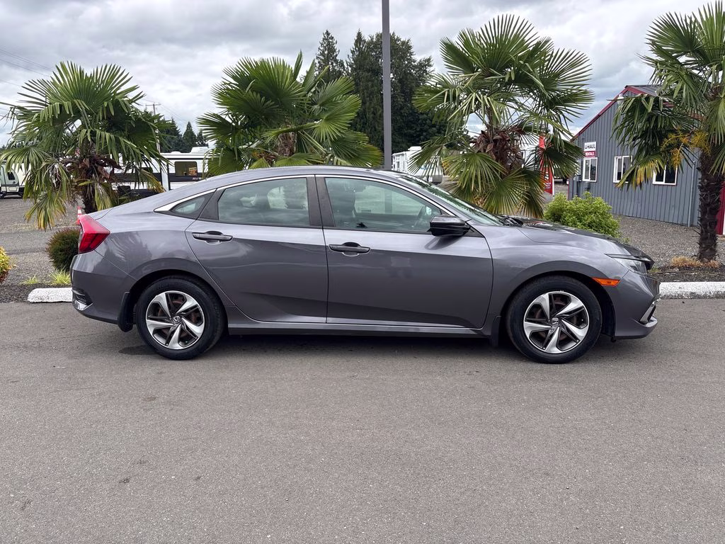 2019 Gray Honda Civic LX FWD Sedan