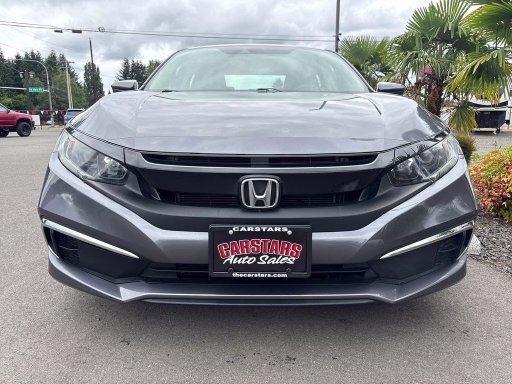 2019 Gray Honda Civic LX FWD Sedan