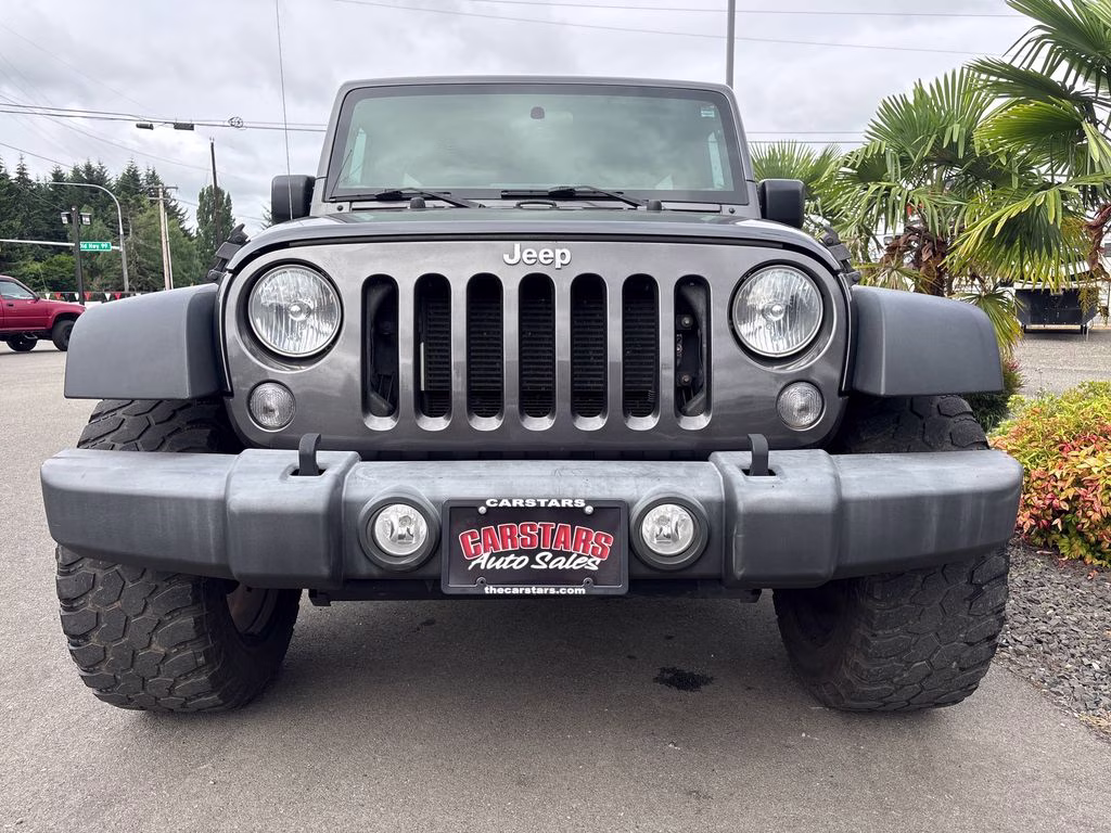 2018 Granite Crystal Metallic Clearcoat Jeep Wrangler JK Unlimited Sport 4X4 SUV