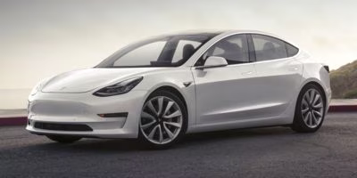 2020 Black Tesla Model 3 Standard Range Plus RWD Sedan