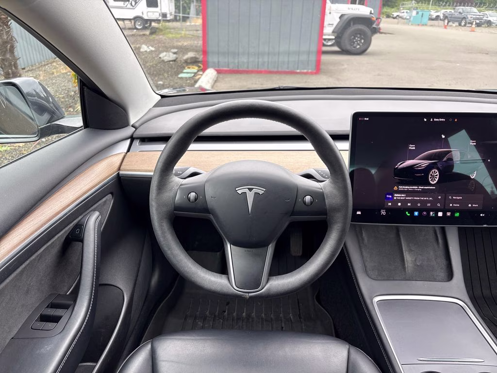 2022 Gray Tesla Model 3 Long Range AWD Sedan