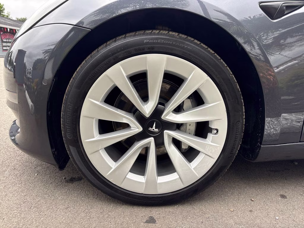 2022 Gray Tesla Model 3 Long Range AWD Sedan