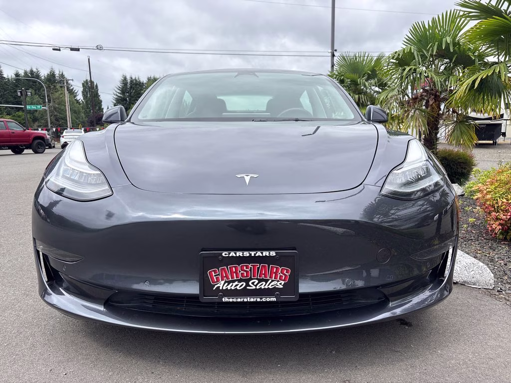 2022 Gray Tesla Model 3 Long Range AWD Sedan