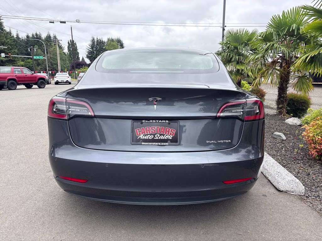 2022 Gray Tesla Model 3 Long Range AWD Sedan