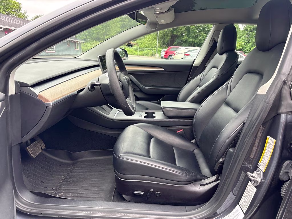 2022 Gray Tesla Model 3 Long Range AWD Sedan