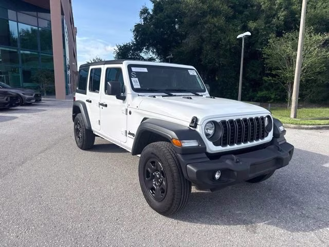 2026 Bright White Clearcoat Jeep Wrangler Sport 4X4 Convertible