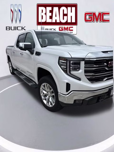 2022 White Frost Tricoat GMC Sierra 1500 SLT 4X4 Truck