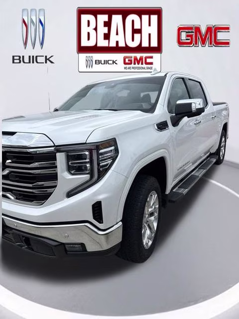 2022 White Frost Tricoat GMC Sierra 1500 SLT 4X4 Truck