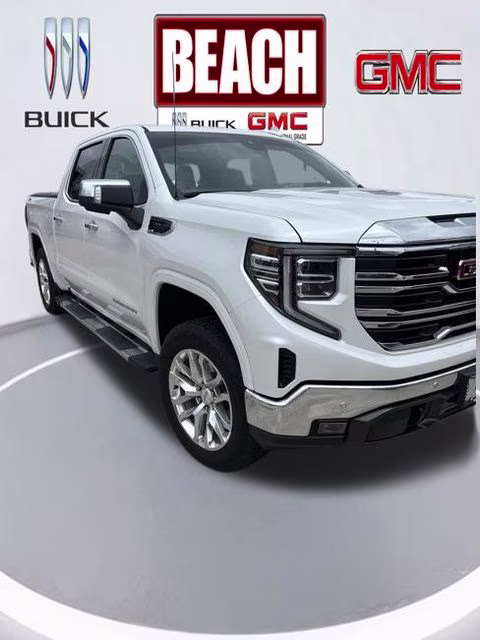 2022 White Frost Tricoat GMC Sierra 1500 SLT 4X4 Truck
