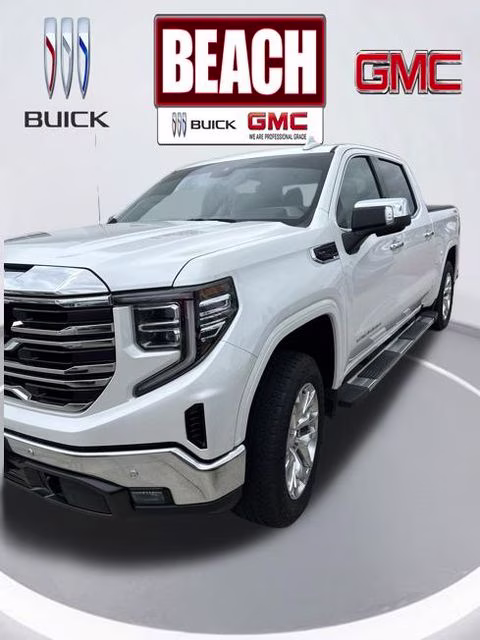 2022 White Frost Tricoat GMC Sierra 1500 SLT 4X4 Truck