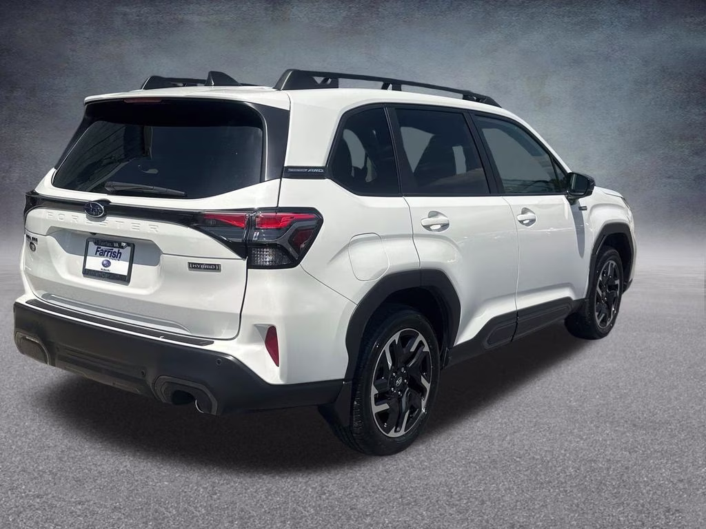 2026 Crystal White Subaru Forester Limited Hybrid AWD SUV