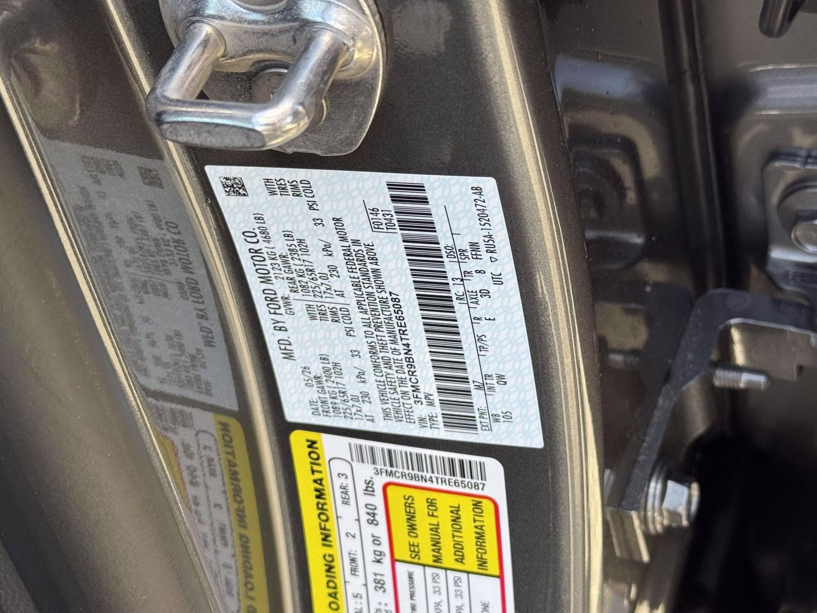 2026 Gray Ford Bronco Sport Big Bend 4X4 SUV