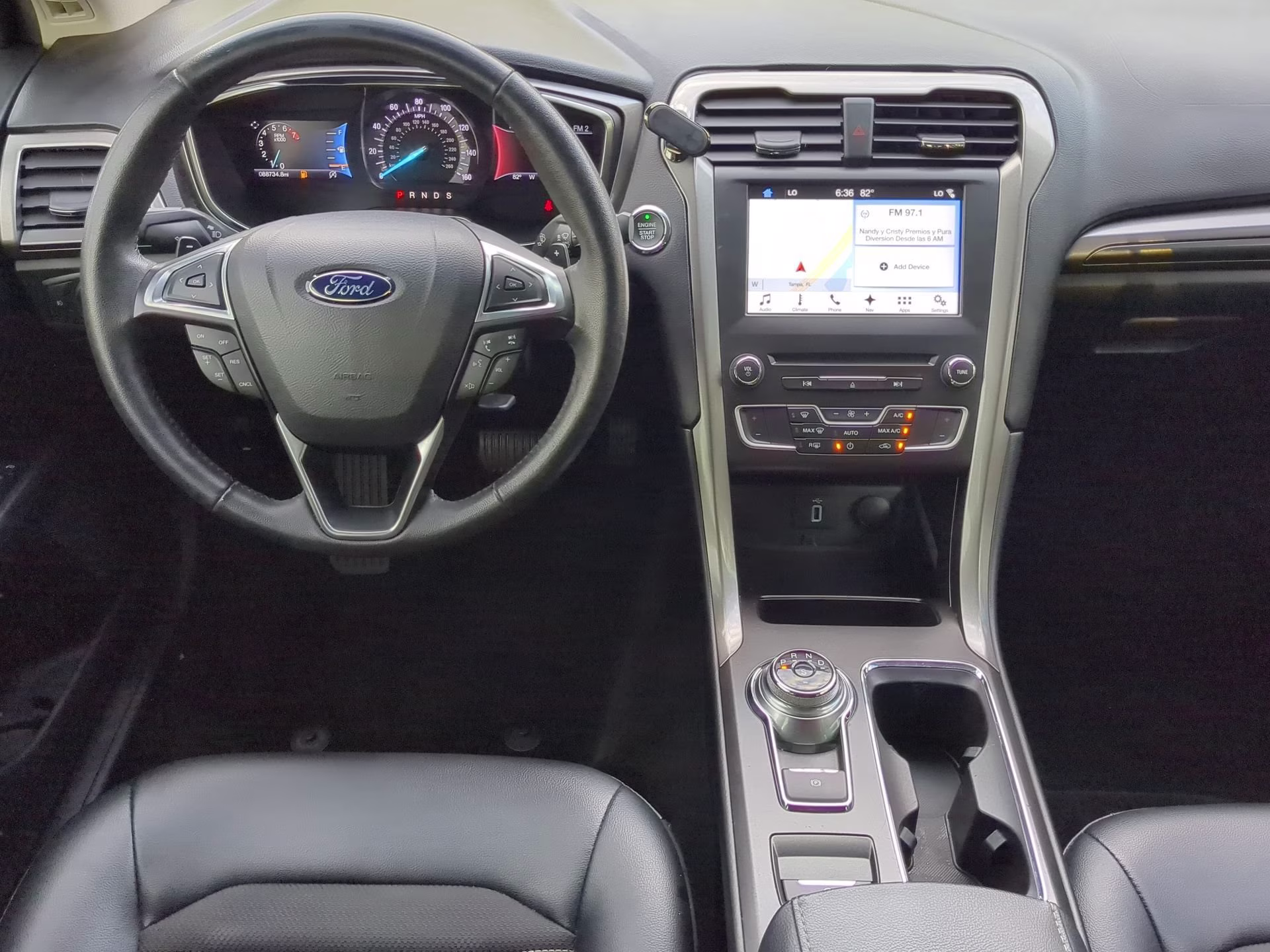 2017 Shadow Black Ford Fusion SE FWD Sedan