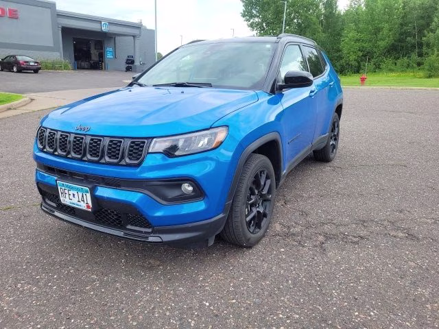 2024 Hydro Blue Pearlcoat Jeep Compass Latitude 4X4 SUV