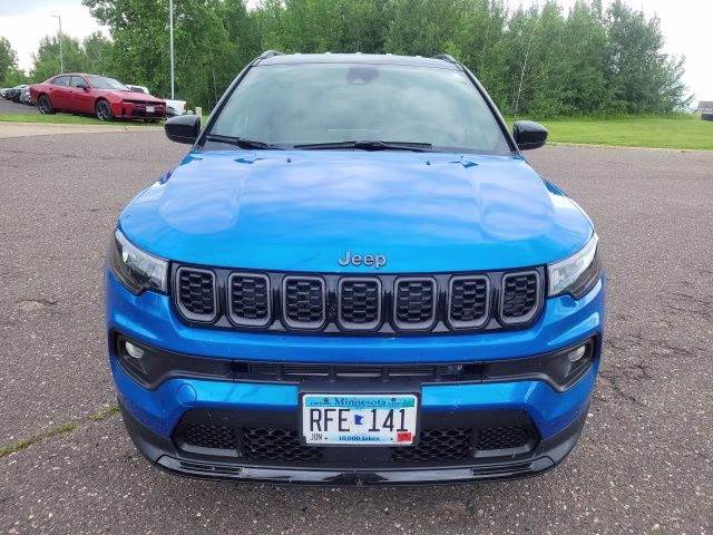 2024 Hydro Blue Pearlcoat Jeep Compass Latitude 4X4 SUV