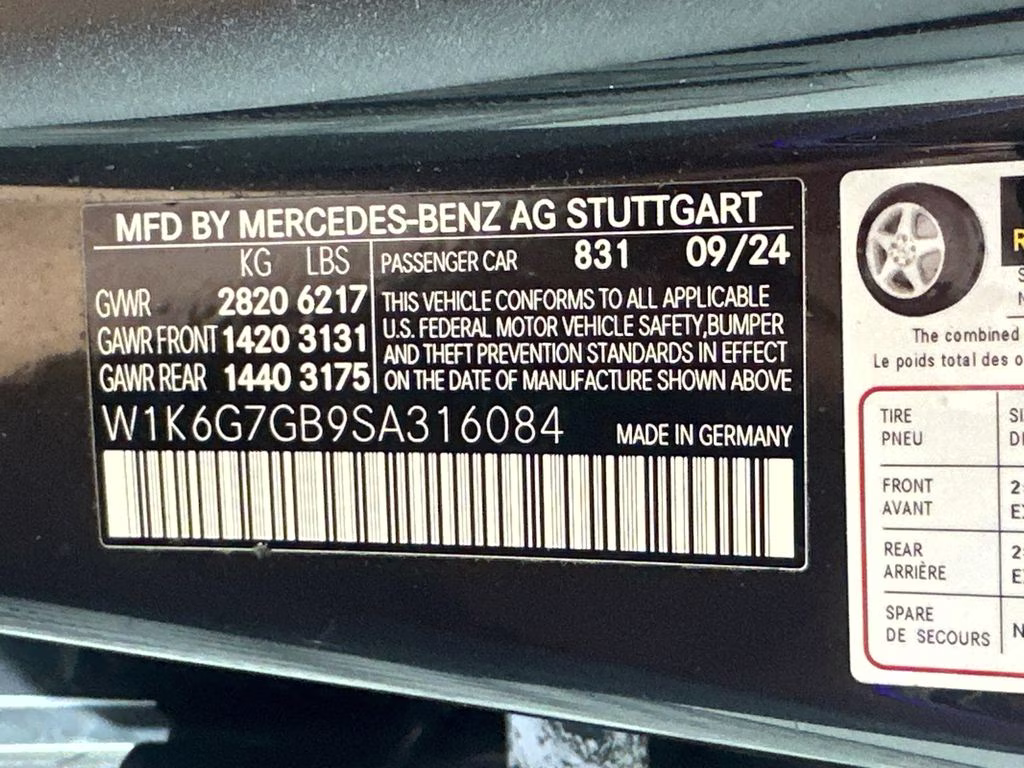 2025 Graphite Gray Metallic Mercedes-Benz S-Class S 580 AWD Sedan