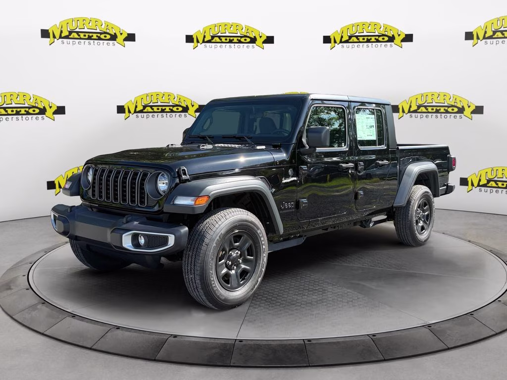 2026 Black Clearcoat Jeep Gladiator Sport 4X4 Truck