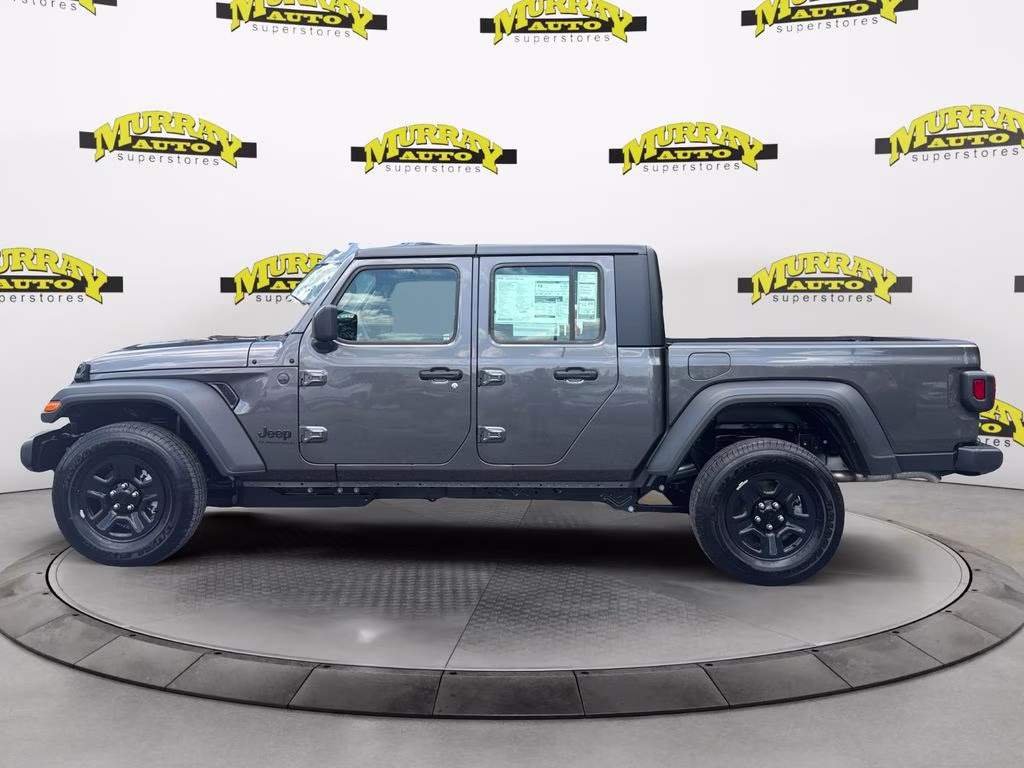 2026 Granite Crystal Metallic Clearcoat Jeep Gladiator Sport 4X4 Truck